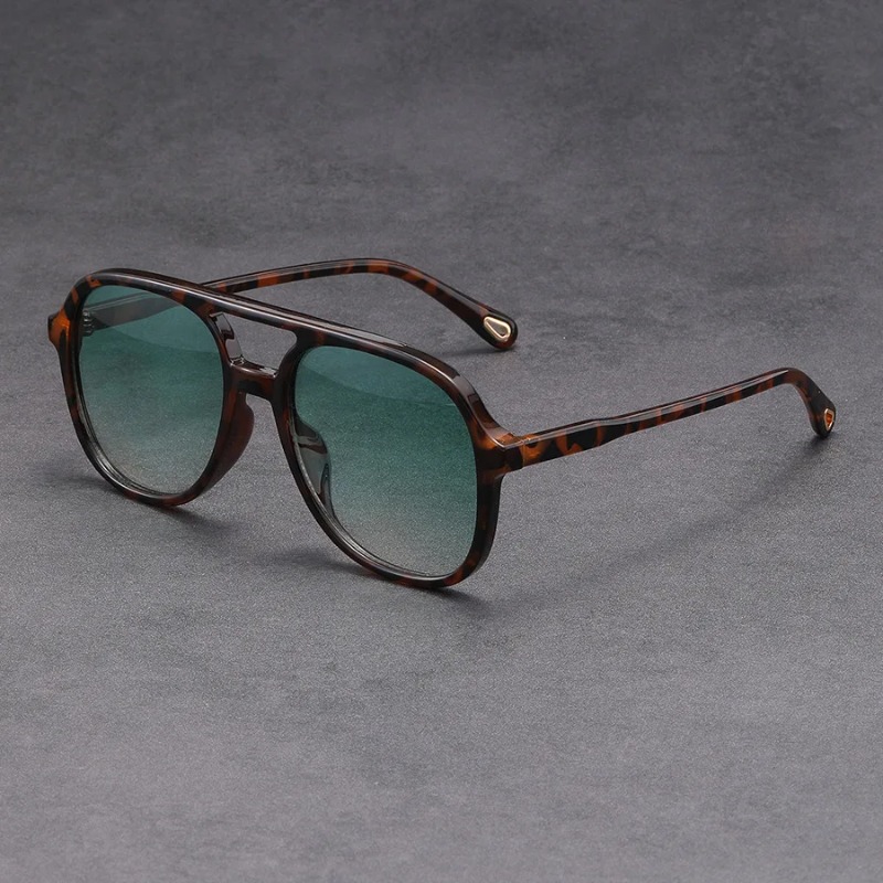Vintage Fashion Images - Fashion Double Beam Square Sunglasses Women
