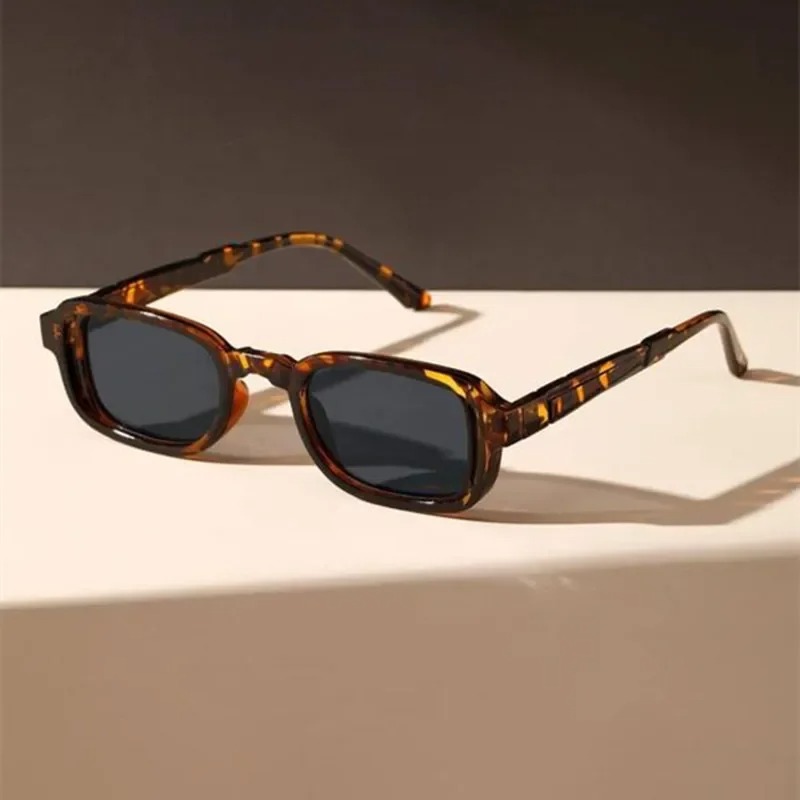 Vintage Fashion Images - Luxurious Rectangle Sunglasses Women Oval Vintage