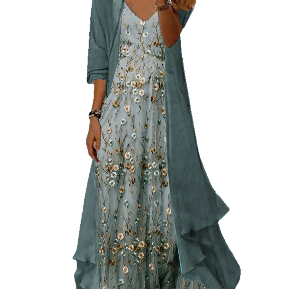 Vintage Printing Chiffon Cardi - V Vintage Fashion recension och pris