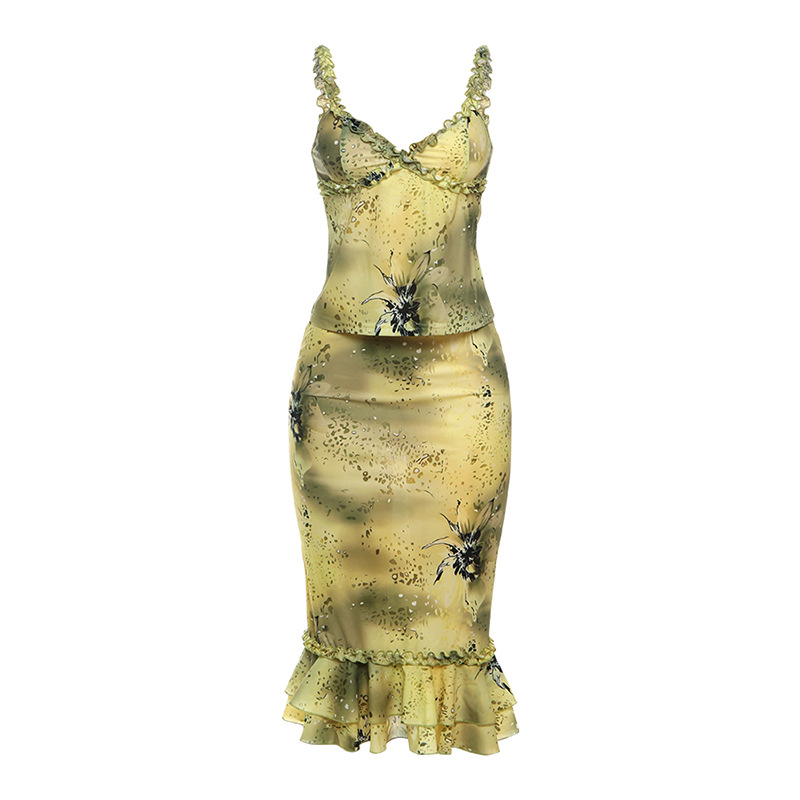 Women's Dress 2 Piece Floral P - V Vintage Fashion recension och pris