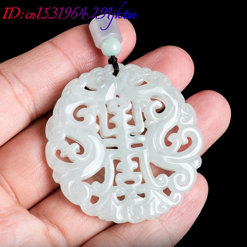 Burmese Jadeite Dragon Pendant - Vintage Fashion Necklace recension och pris