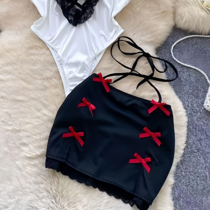 Women 2 Piece Sets Hollow Back - Vintage Fashion Ai recension och pris