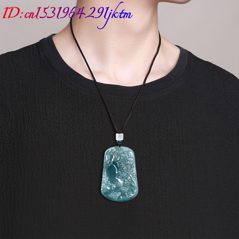 Natural Burmese Jadeite Scener - Vintage Fashion Necklace recension och pris