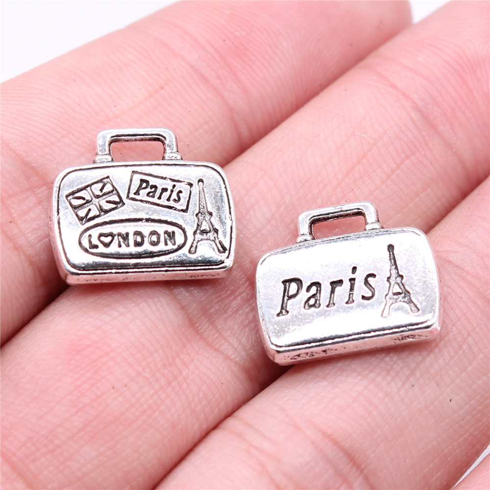 10pcs 16x14mm(0.63x0.55inch) A - Vintage Fashion In Paris recension och pris