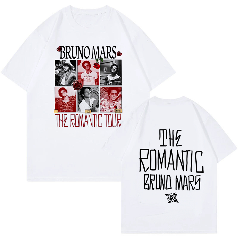 Bruno Mars Print Vintage T-shi - Vintage Fashion Eu recension och pris