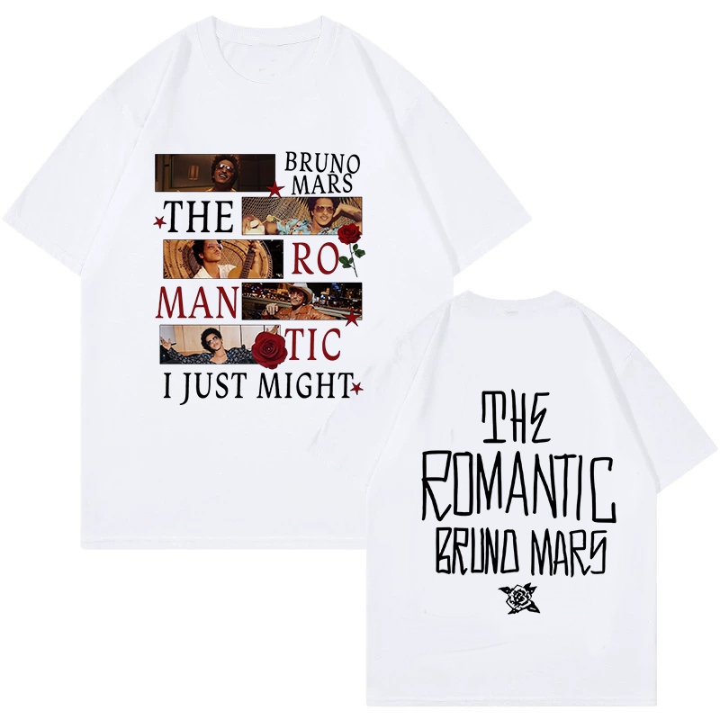 Bruno Mars Print Vintage T-shi - Vintage Fashion Eu recension och pris
