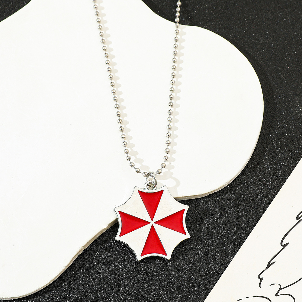 Vintage Fashion Red Umbrella P - Vintage Fashion Necklace recension och pris