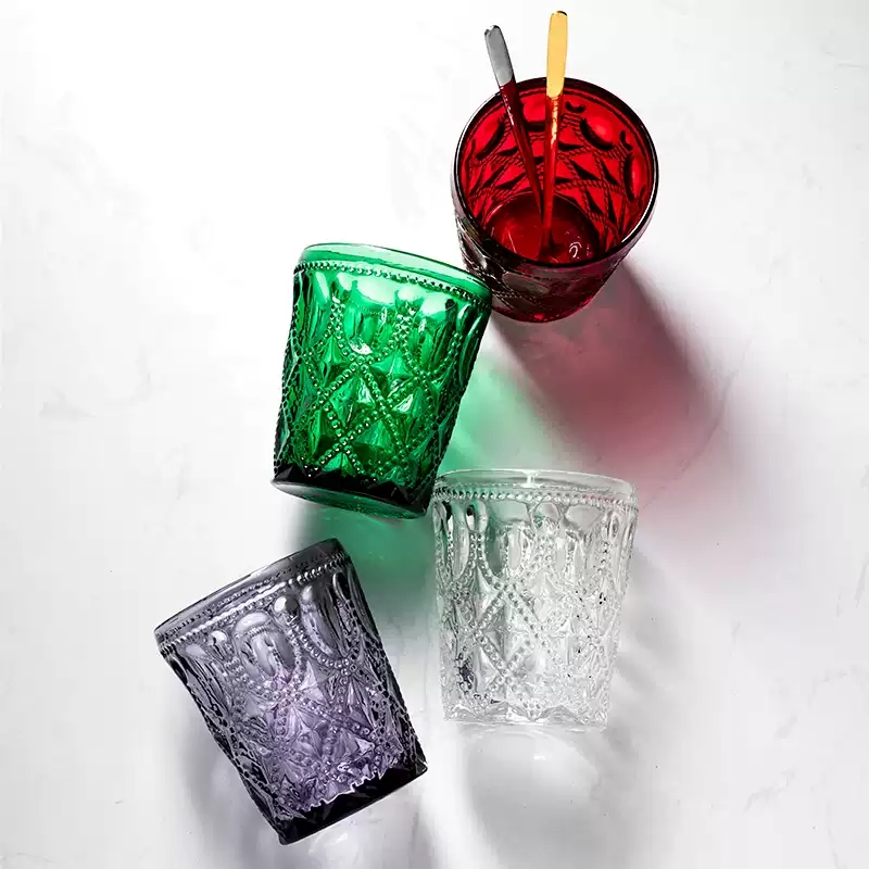 300ml Vintage Embossed Glass T - Vintage Fashion Eu recension och pris
