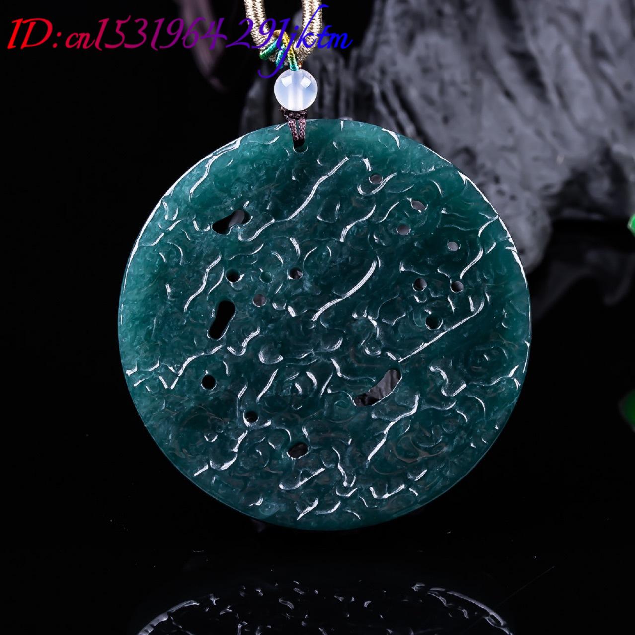Burmese Jadeite Dragon Pendant - Vintage Fashion Necklace recension och pris