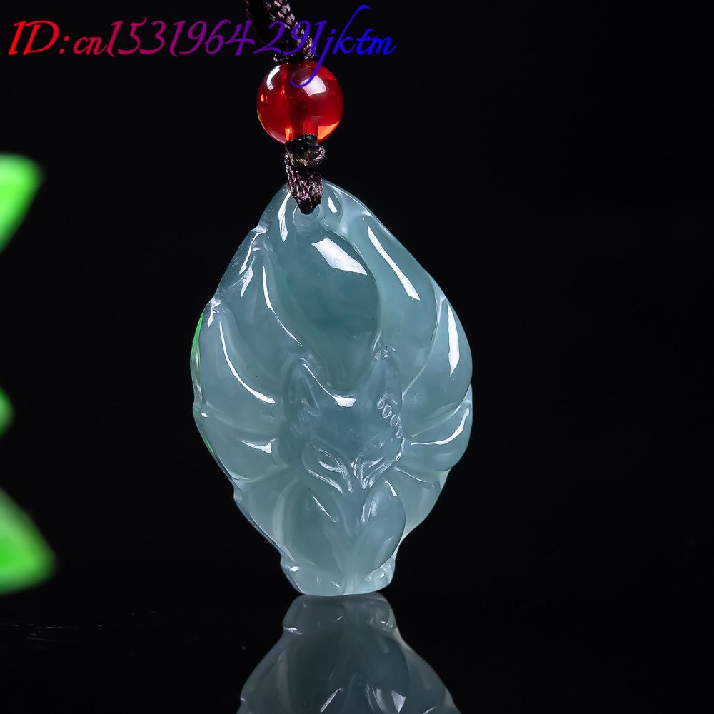 Natural Burmese Jadeite Fox Pe - Vintage Fashion Necklace recension och pris