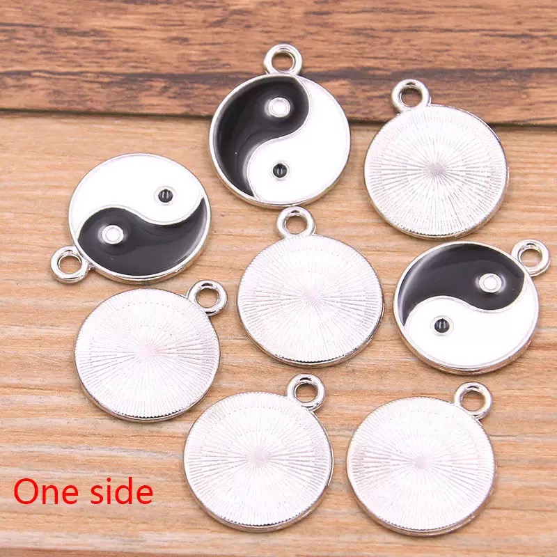 10/20pcs Alloy Tai Chi Charms  - Vintage Fashion Jewelry Necklaces recension och pris
