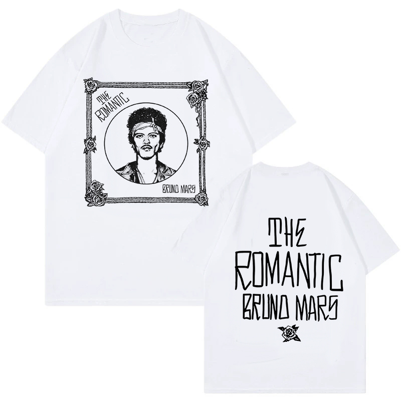 Bruno Mars Print Vintage T-shi - Vintage Fashion Eu recension och pris