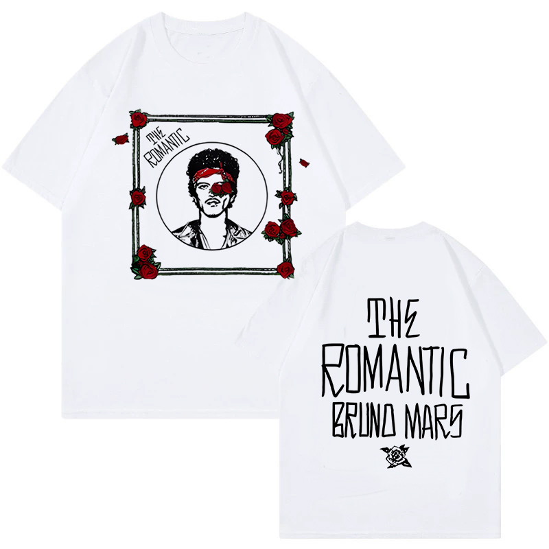Bruno Mars Print Vintage T-shi - Vintage Fashion Eu recension och pris