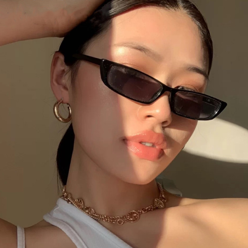 Small Rectangle Sunglasses Fas - Vintage Fashion Images recension och pris