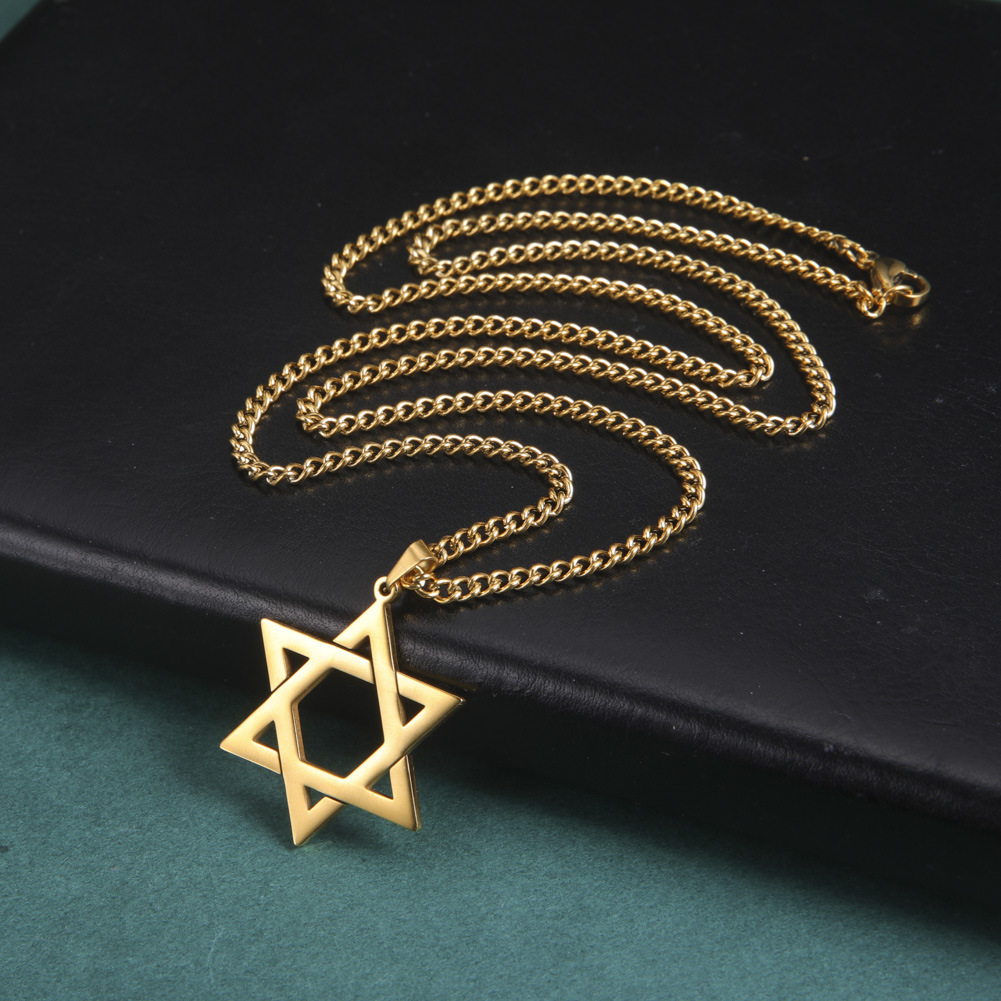 Stainless Steel Star of David  - Vintage Fashion Necklace recension och pris