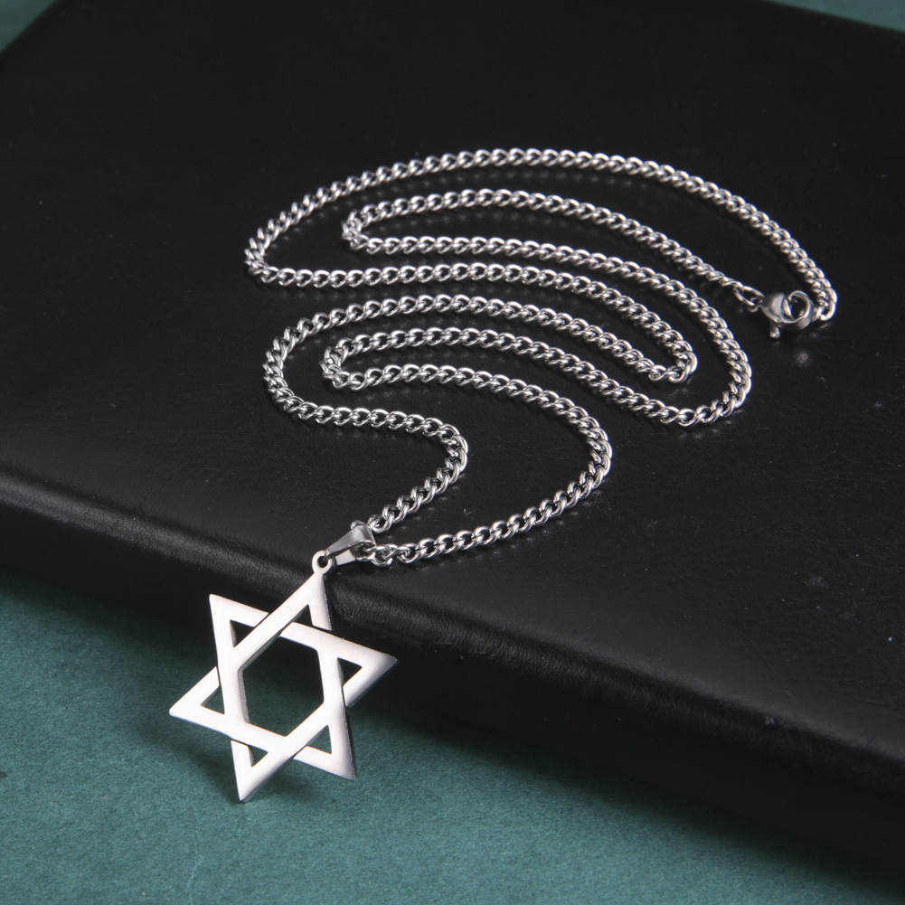Stainless Steel Star of David  - Vintage Fashion Necklace recension och pris