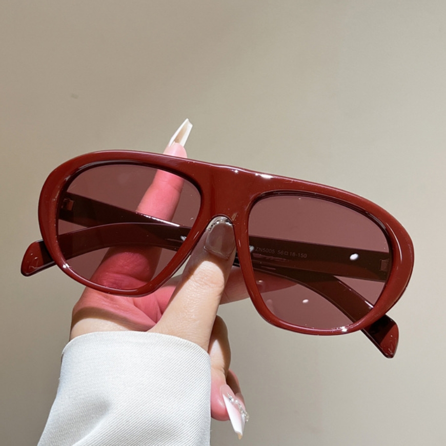New Oversized Pilot Sunglasses - Vintage Fashion Images recension och pris