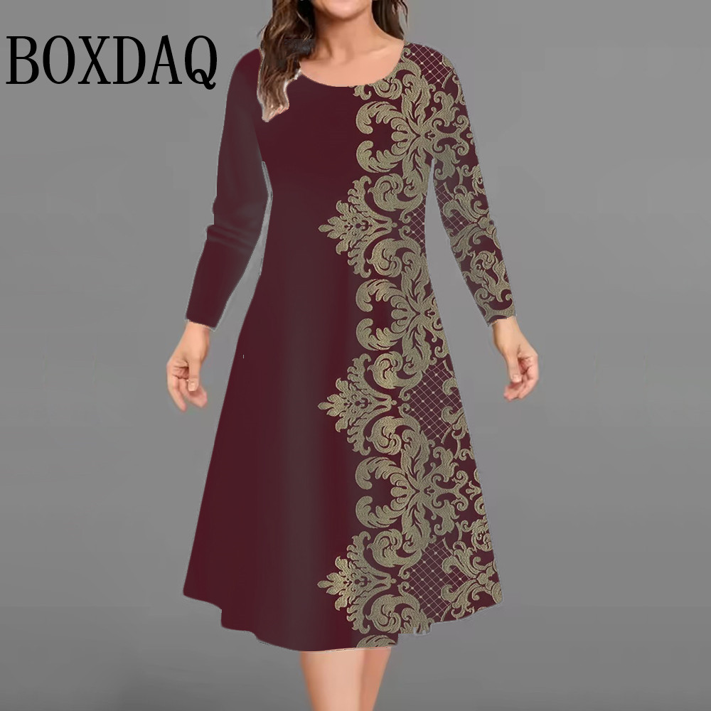 New Women's Retro Dress Flower - Vintage Fashion Ai recension och pris
