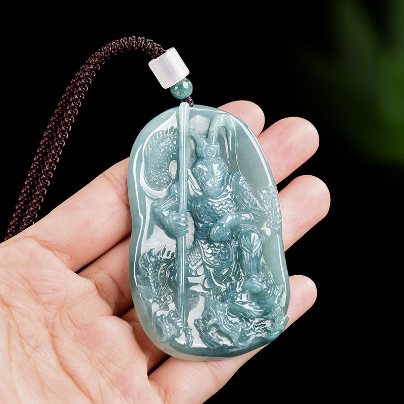 Burmese Jadeite Monkey King Pe - Vintage Fashion Necklace recension och pris